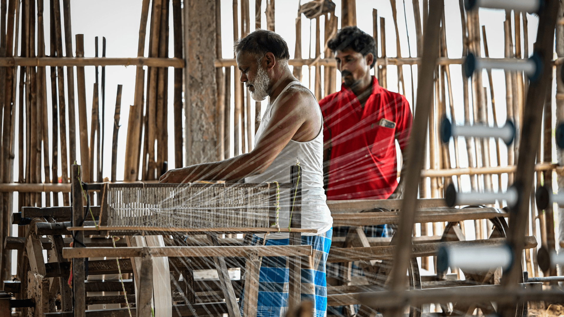 Titico manufacturing floor — Varanasi loom hall