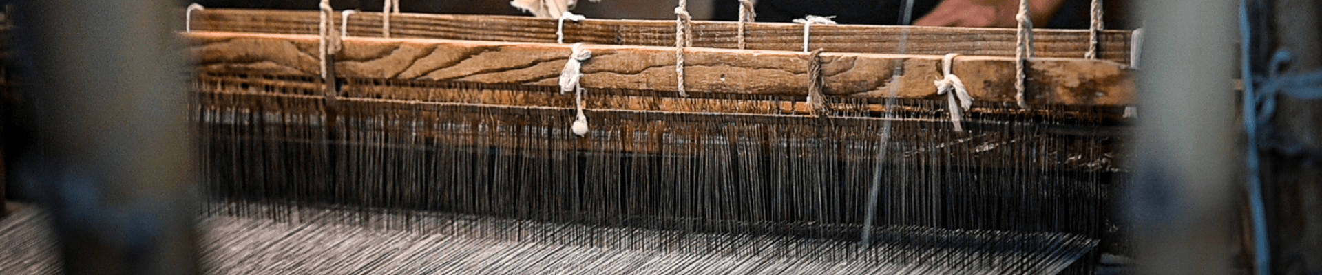 Titico loom hall — yarn winding process
